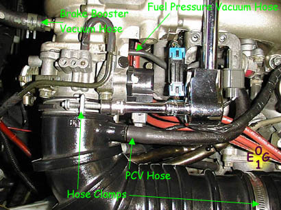 Disconnecting the Intake Pipe