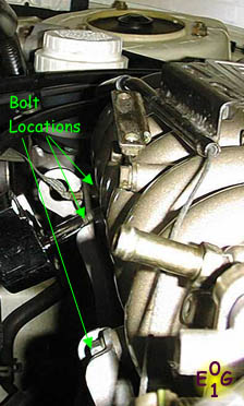 Removing the Intake Plenum Stay