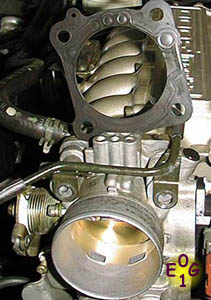 Removing the Throttle Body Gasket