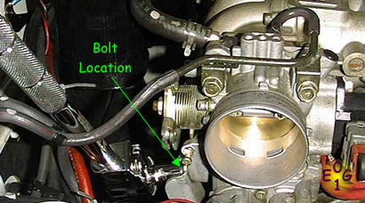 Removing the Throttle Body Stay